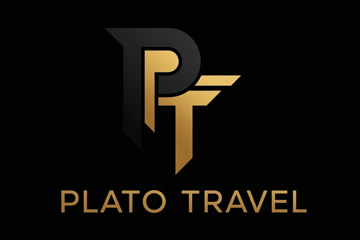 Plato Travel logo with the tagline Wander. Wonder. Wisdom.
